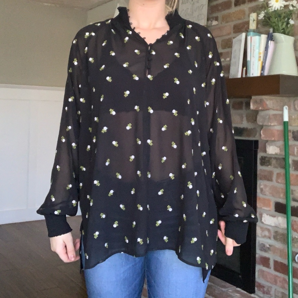 Cabi Sheer shirt